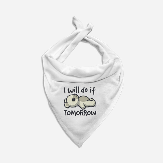 I Will Do It Tomorrow-Cat-Bandana-Pet Collar-NemiMakeit