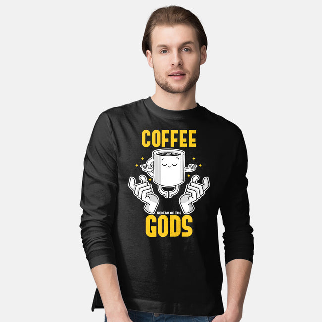 Coffee Nectar Of The God-Mens-Long Sleeved-Tee-Tri haryadi