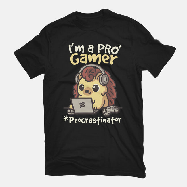 Pro Gamer Procrastinator-Womens-Fitted-Tee-NemiMakeit