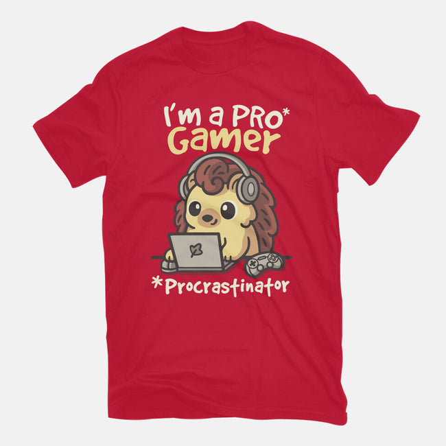 Pro Gamer Procrastinator-Unisex-Basic-Tee-NemiMakeit