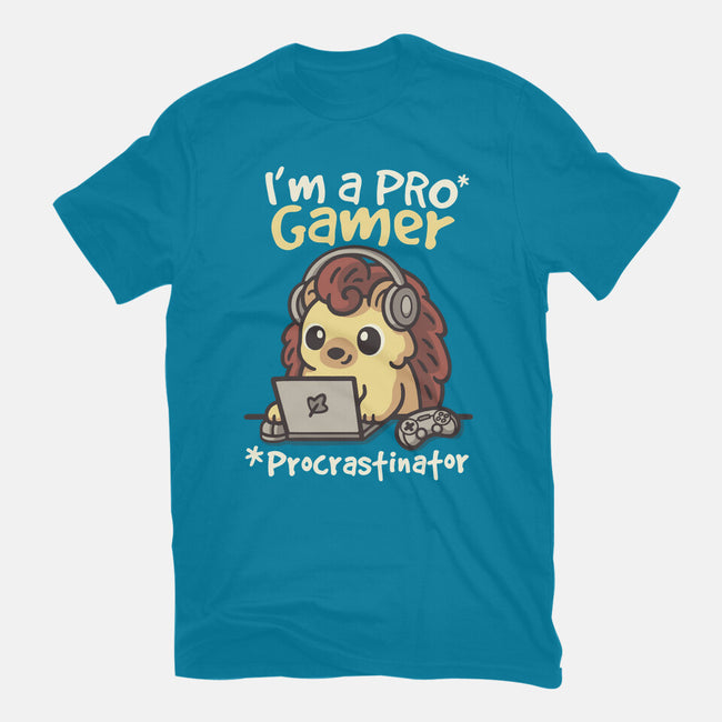 Pro Gamer Procrastinator-Womens-Fitted-Tee-NemiMakeit