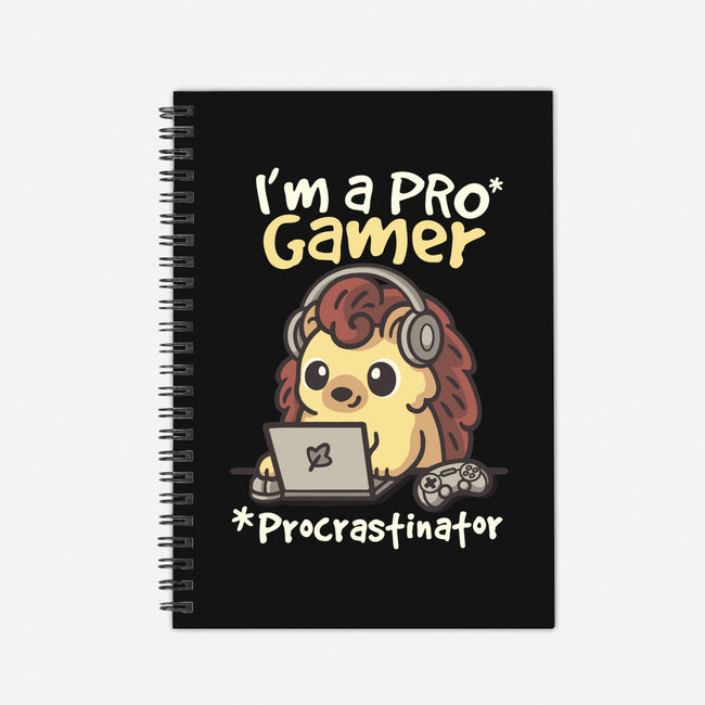 Pro Gamer Procrastinator-None-Dot Grid-Notebook-NemiMakeit