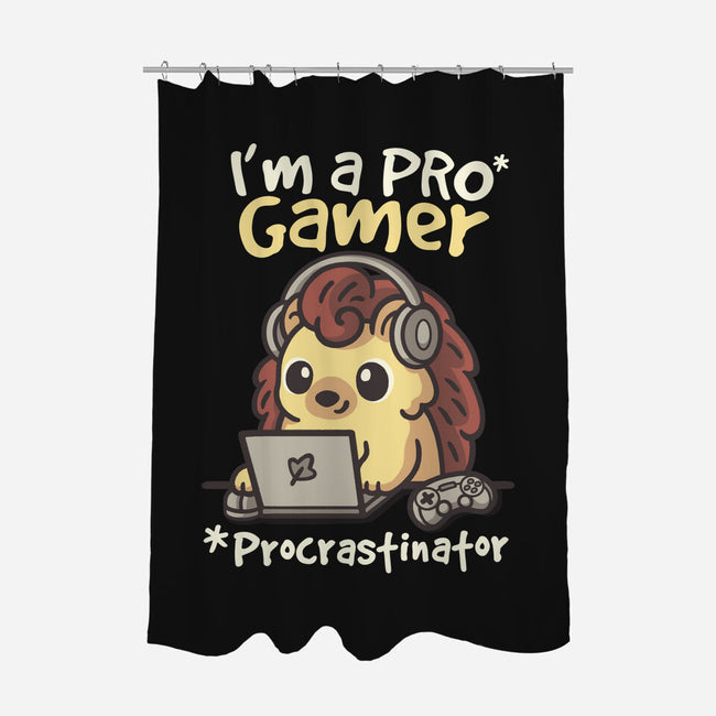 Pro Gamer Procrastinator-None-Polyester-Shower Curtain-NemiMakeit