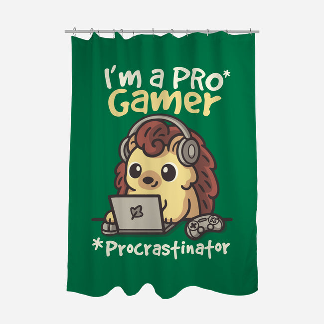 Pro Gamer Procrastinator-None-Polyester-Shower Curtain-NemiMakeit