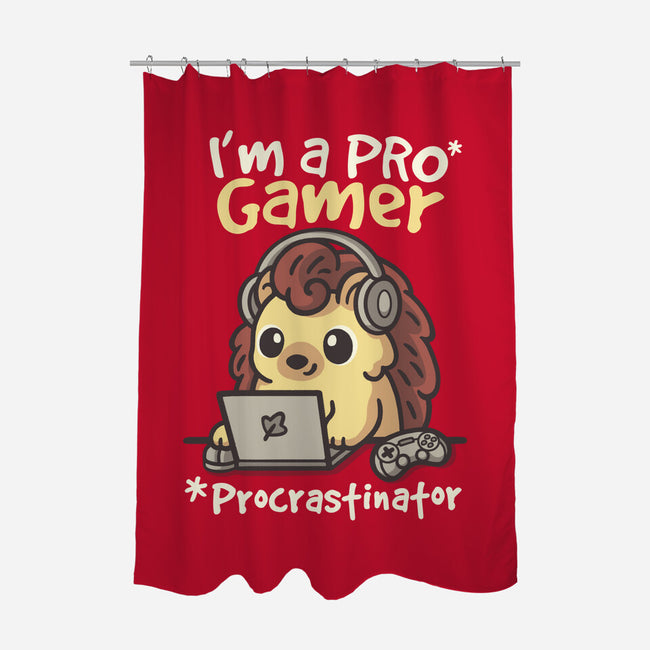 Pro Gamer Procrastinator-None-Polyester-Shower Curtain-NemiMakeit