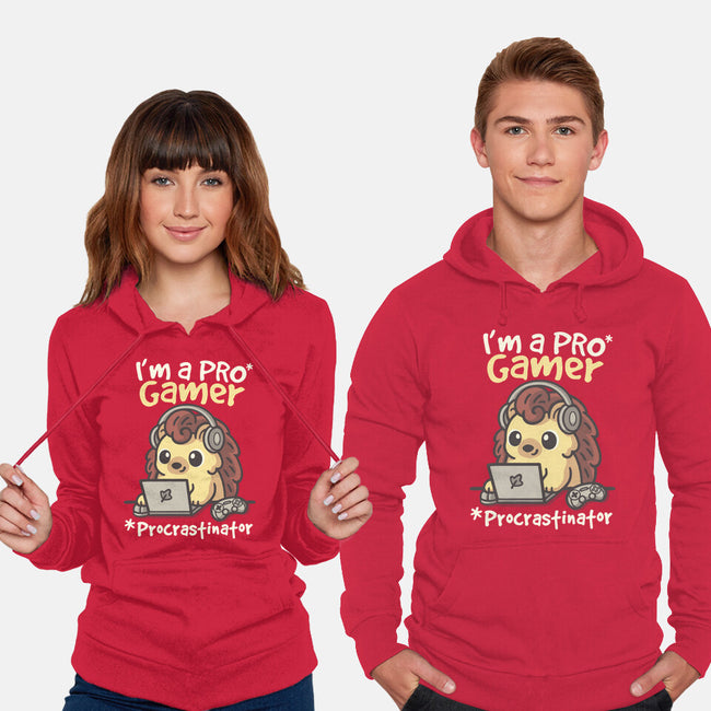 Pro Gamer Procrastinator-Unisex-Pullover-Sweatshirt-NemiMakeit