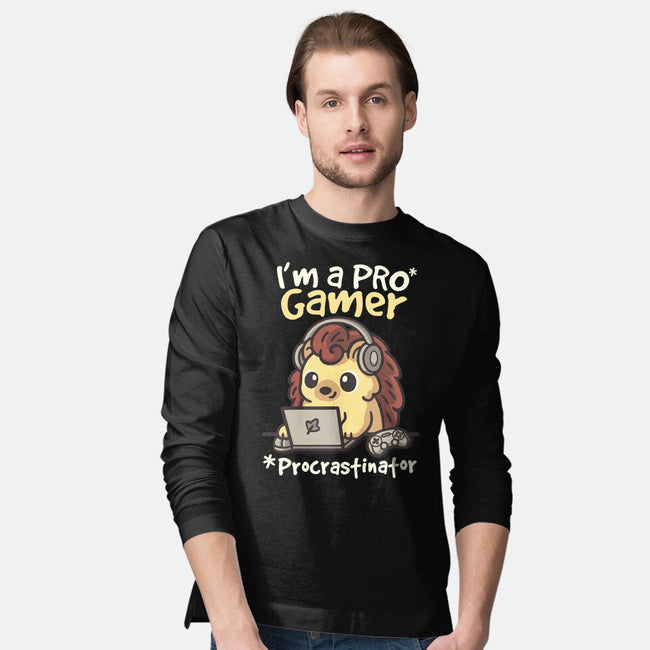 Pro Gamer Procrastinator-Mens-Long Sleeved-Tee-NemiMakeit