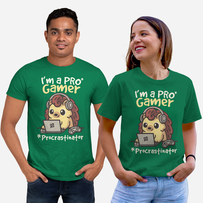 Pro Gamer Procrastinator-Unisex-Basic-Tee-NemiMakeit