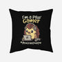 Pro Gamer Procrastinator-None-Non-Removable Cover w Insert-Throw Pillow-NemiMakeit