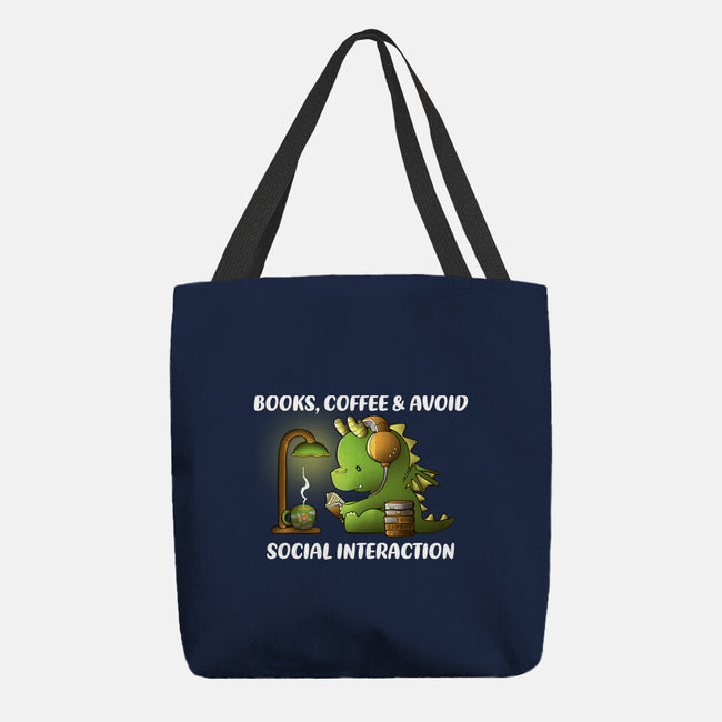 Avoid Social Interaction-None-Basic Tote-Bag-naomori