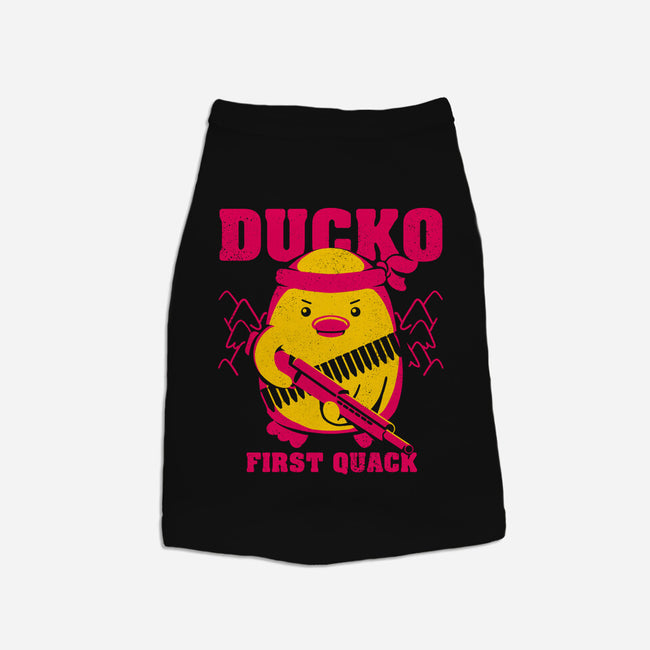 Ducko First Quack-Dog-Basic-Pet Tank-estudiofitas