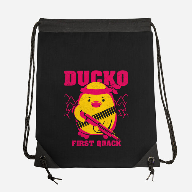 Ducko First Quack-None-Drawstring-Bag-estudiofitas