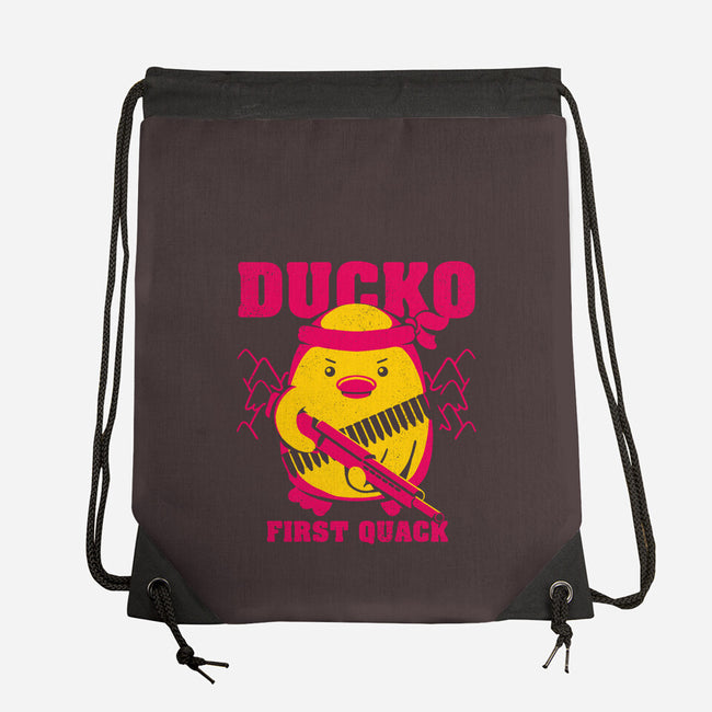 Ducko First Quack-None-Drawstring-Bag-estudiofitas