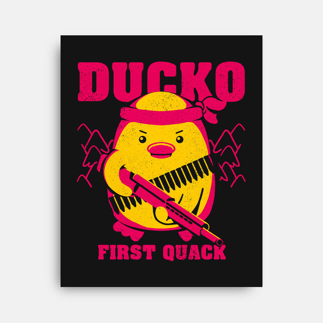 Ducko First Quack-None-Stretched-Canvas-estudiofitas