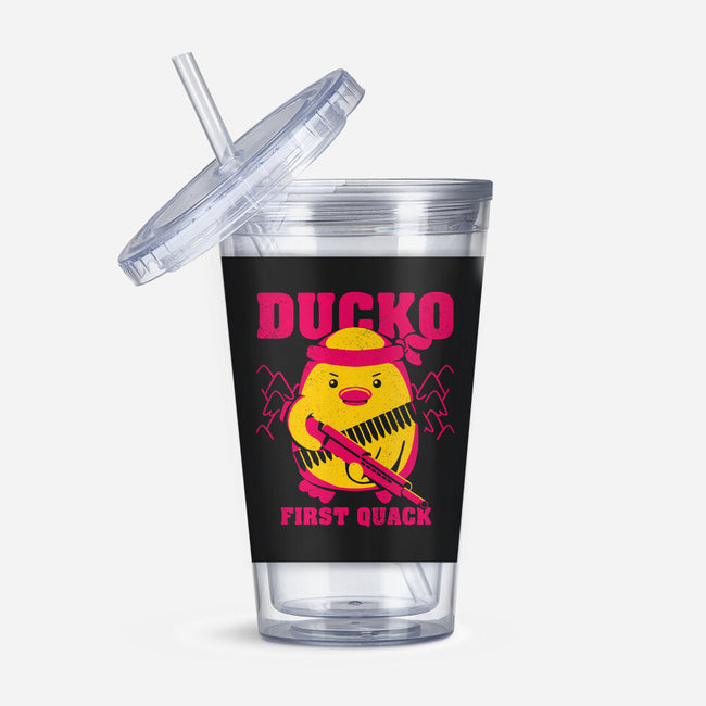 Ducko First Quack-None-Acrylic Tumbler-Drinkware-estudiofitas