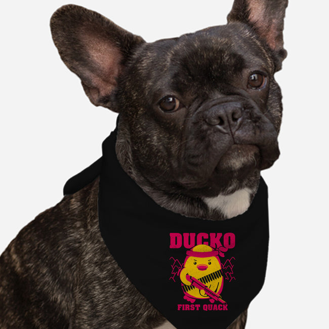 Ducko First Quack-Dog-Bandana-Pet Collar-estudiofitas