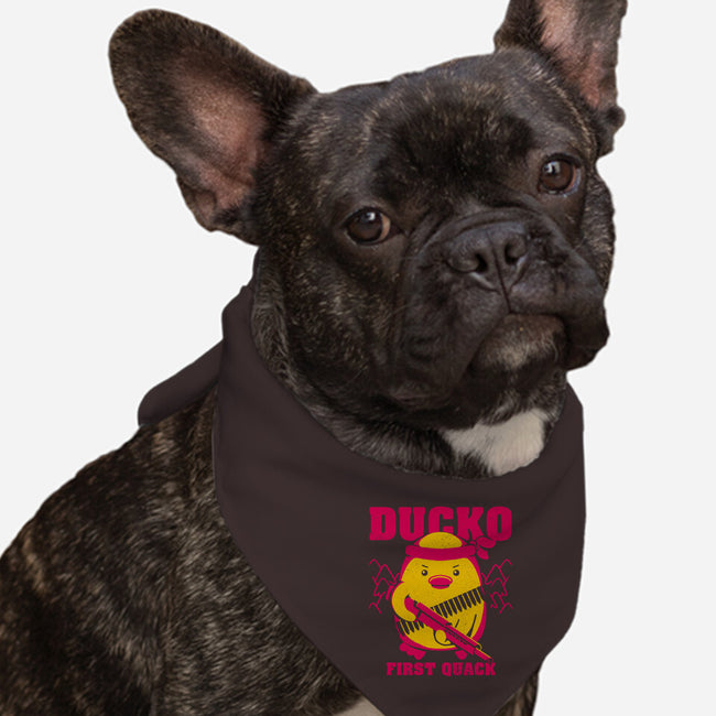 Ducko First Quack-Dog-Bandana-Pet Collar-estudiofitas