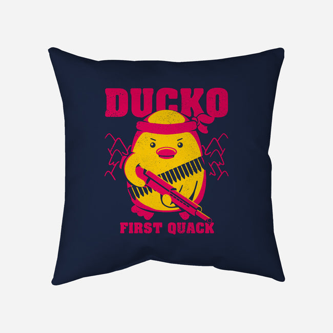 Ducko First Quack-None-Non-Removable Cover w Insert-Throw Pillow-estudiofitas