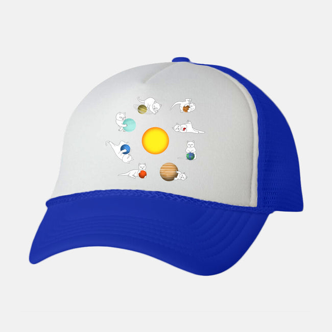 Chaos In The Solar System-Unisex-Trucker-Hat-sachpica