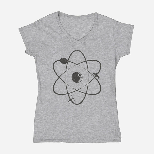 Atom Wars-Womens-V-Neck-Tee-sebasebi