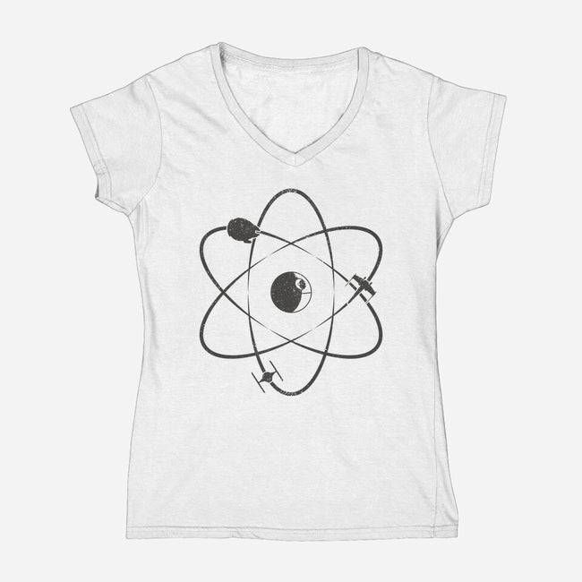 Atom Wars-Womens-V-Neck-Tee-sebasebi