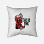 Dead But Fine-None-Removable Cover-Throw Pillow-turborat14