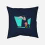 Kid And Beagle-None-Removable Cover-Throw Pillow-zascanauta