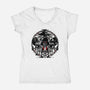 All Things Empire-Womens-V-Neck-Tee-MelesMeles