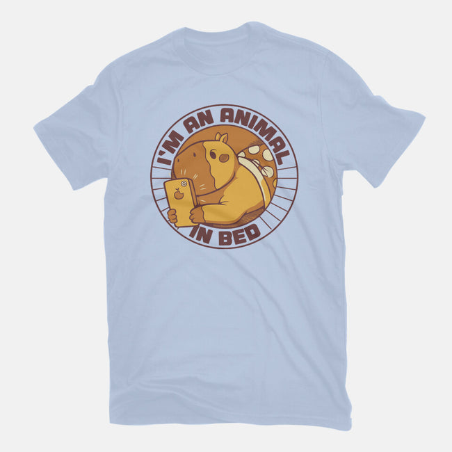 I'm An Animal In Bed-Mens-Heavyweight-Tee-tobefonseca