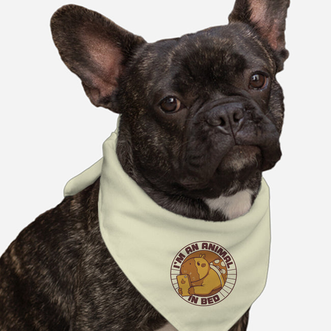 I'm An Animal In Bed-Dog-Bandana-Pet Collar-tobefonseca