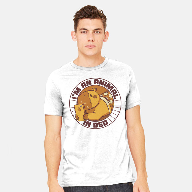 I'm An Animal In Bed-Mens-Heavyweight-Tee-tobefonseca