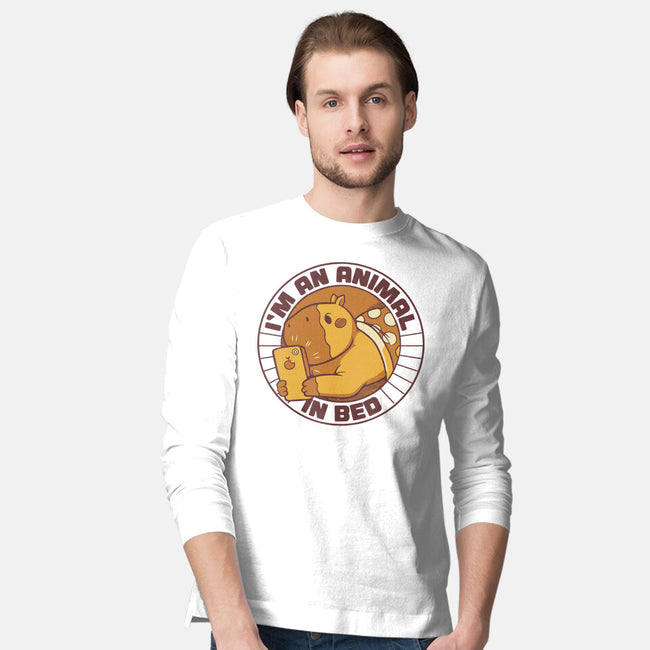 I'm An Animal In Bed-Mens-Long Sleeved-Tee-tobefonseca