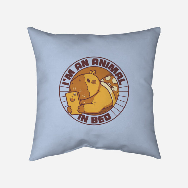 I'm An Animal In Bed-None-Non-Removable Cover w Insert-Throw Pillow-tobefonseca