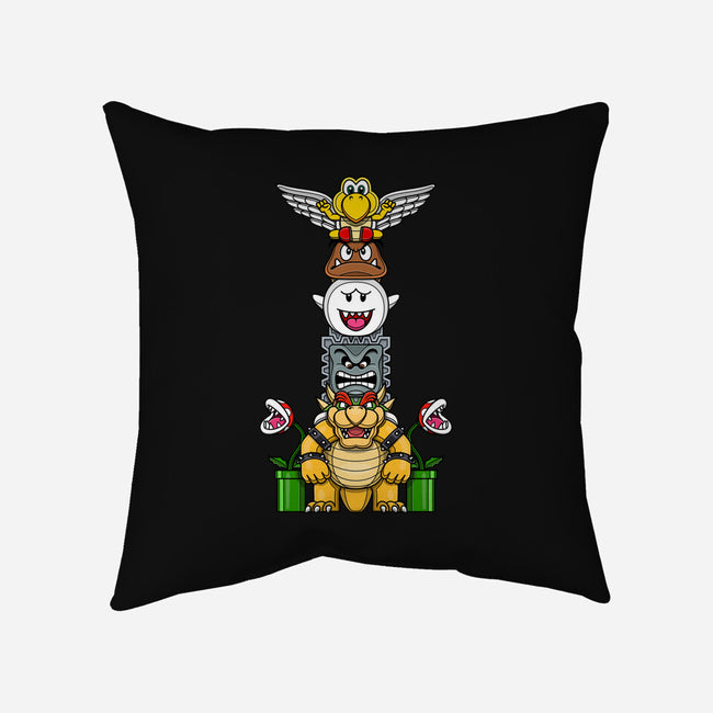Totem Of Terror-None-Removable Cover-Throw Pillow-drbutler