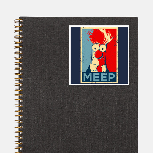 Vote Meep-None-Glossy-Sticker-drbutler