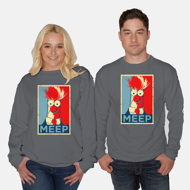 Vote Meep-Unisex-Crew Neck-Sweatshirt-drbutler