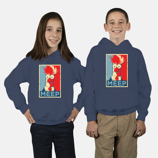 Vote Meep-Youth-Pullover-Sweatshirt-drbutler