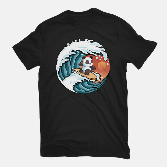 Surfing Panda-Youth-Basic-Tee-erion_designs