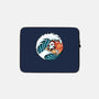 Surfing Panda-None-Zippered-Laptop Sleeve-erion_designs