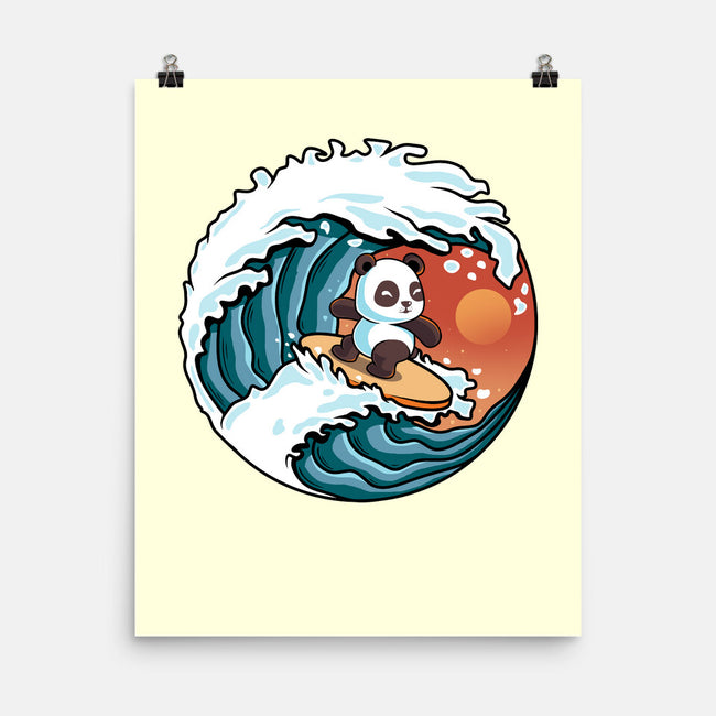 Surfing Panda-None-Matte-Poster-erion_designs