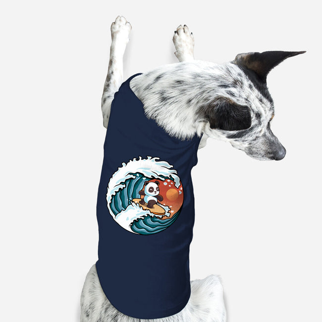 Surfing Panda-Dog-Basic-Pet Tank-erion_designs