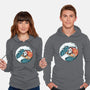 Surfing Panda-Unisex-Pullover-Sweatshirt-erion_designs