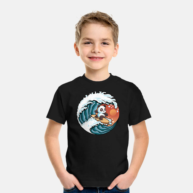 Surfing Panda-Youth-Basic-Tee-erion_designs