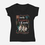 Live Laugh Love Medieval Style-Womens-V-Neck-Tee-Nemons