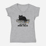 We Play By House Rules-Womens-V-Neck-Tee-kg07