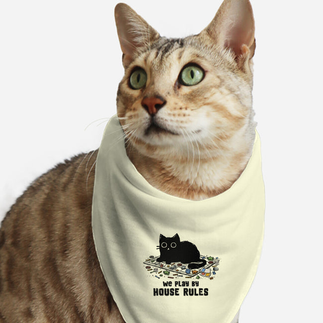 We Play By House Rules-Cat-Bandana-Pet Collar-kg07