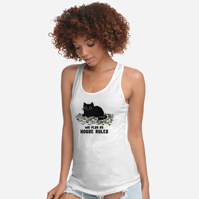 We Play By House Rules-Womens-Racerback-Tank-kg07