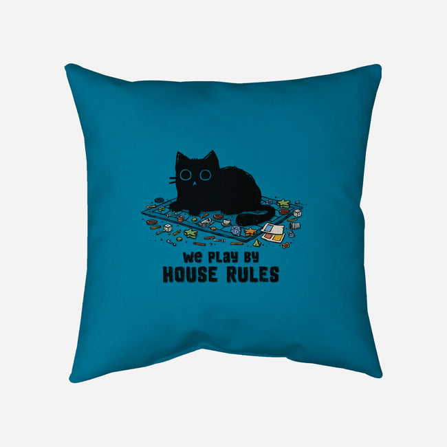 We Play By House Rules-None-Non-Removable Cover w Insert-Throw Pillow-kg07