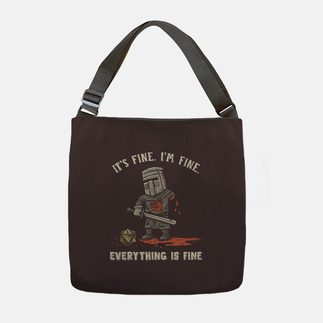 Everything Tis Fine-None-Adjustable Tote-Bag-kg07