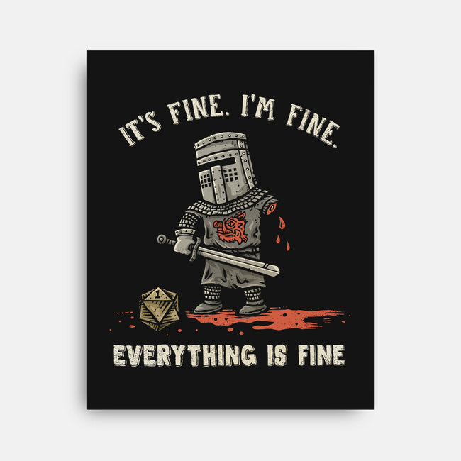 Everything Tis Fine-None-Stretched-Canvas-kg07